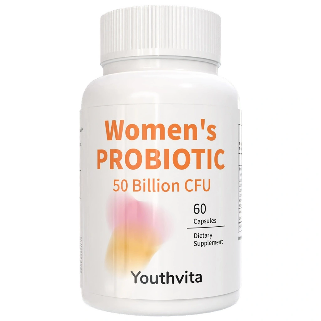 Probiotics for Women 50 Billion CFU with Prebiotics & Cranberry Extract, probiotik wanita, PH Balance, Digestive, UT, & Feminine Health,60 Capsules