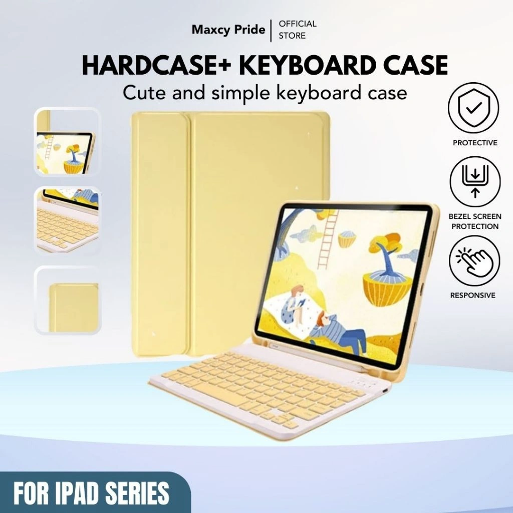 Magnetic Case for iPad A16 Gen 11/10/9/8/7 Air 3/4/5 Pro 11 Casing Auto Lock With Keyboard Bluetooth