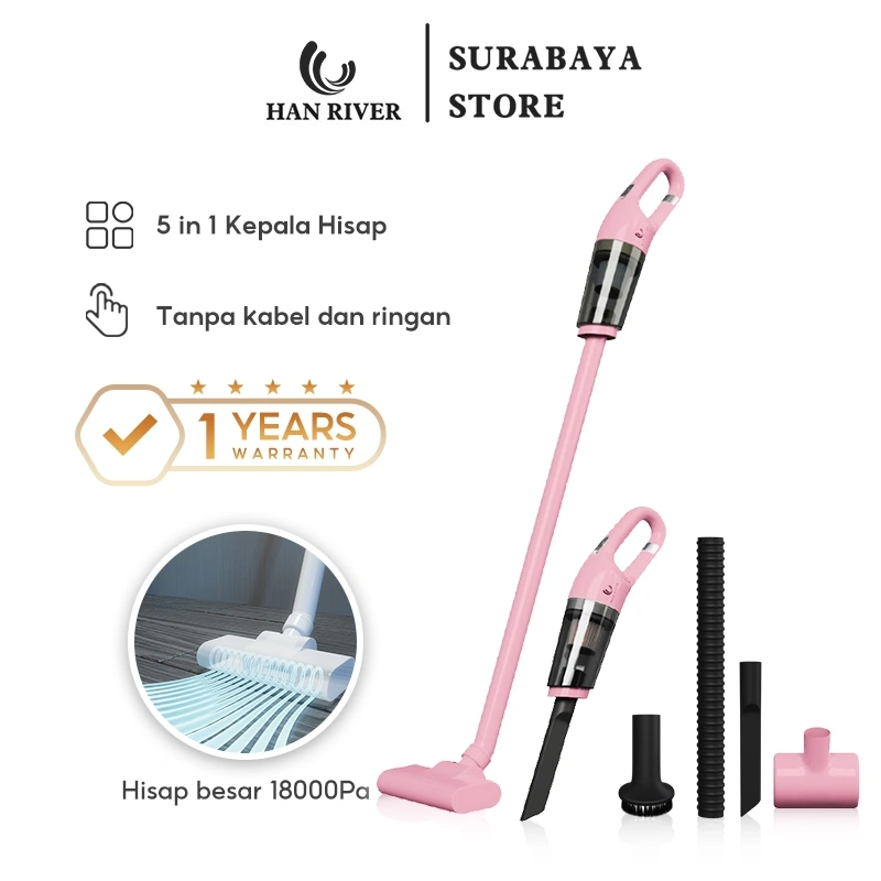 HANRIVER/Vacuum Cleaner 5 IN 1 20000Pa/Multifungsi Home Penyedot Debu HRXCQ03PK