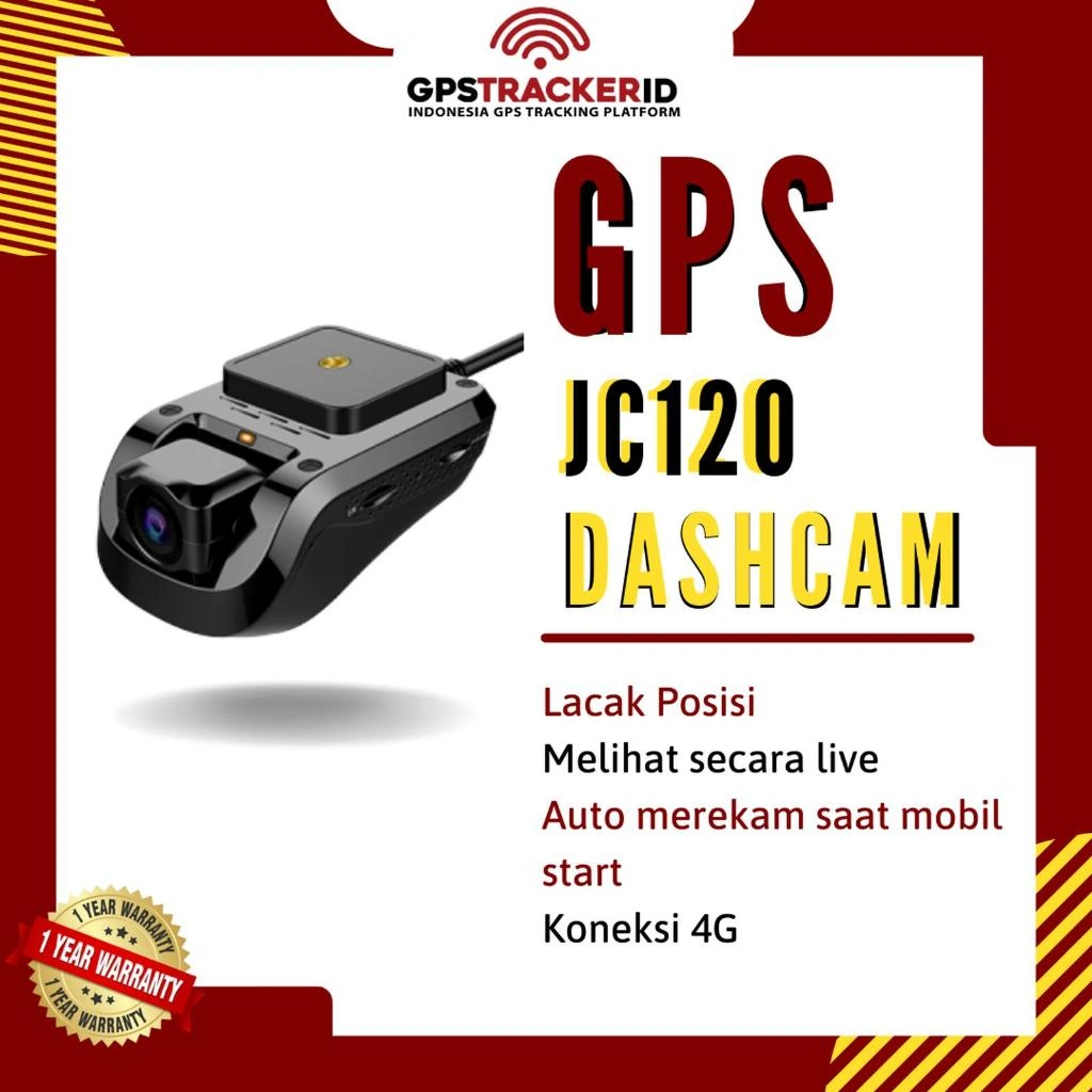 GPS Tracker Jc120 Dashcam 4G Mobil Original