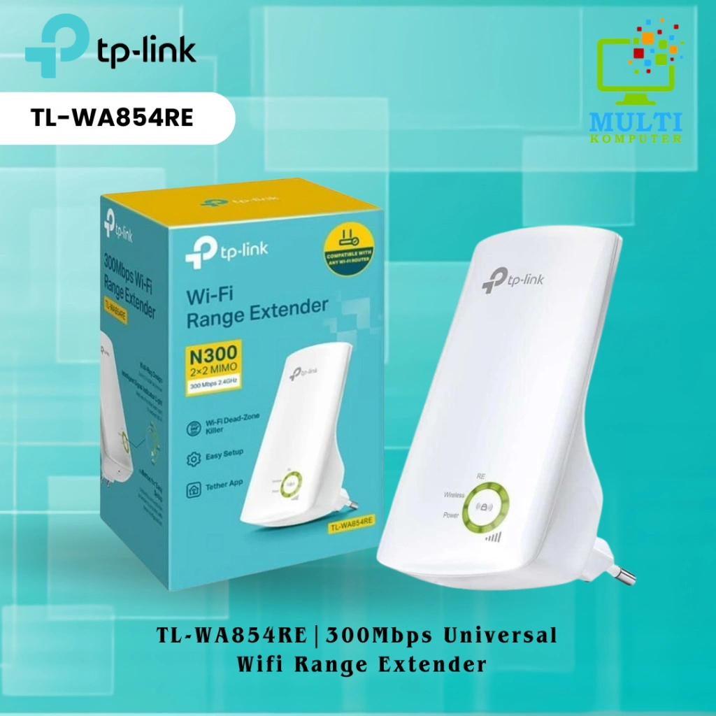 TP-Link TL-WA854RE Universal Wi-Fi Range Extender 300Mbps White