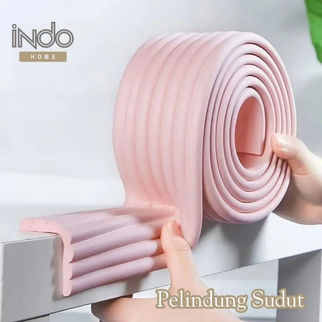 Indo Pelindung Sudut Meja 2 Meter Siku 2M ROLL Baby Safety Protector Pengaman Bayi Anak Ujung Kursi