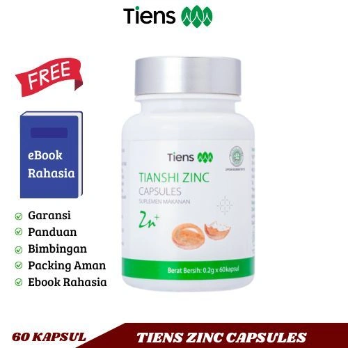 Tiens - Tiens Zinc Anak Suplemen Tambah Tinggi badan & Nafsu Makan Penggemuk Berat Badan Anak
