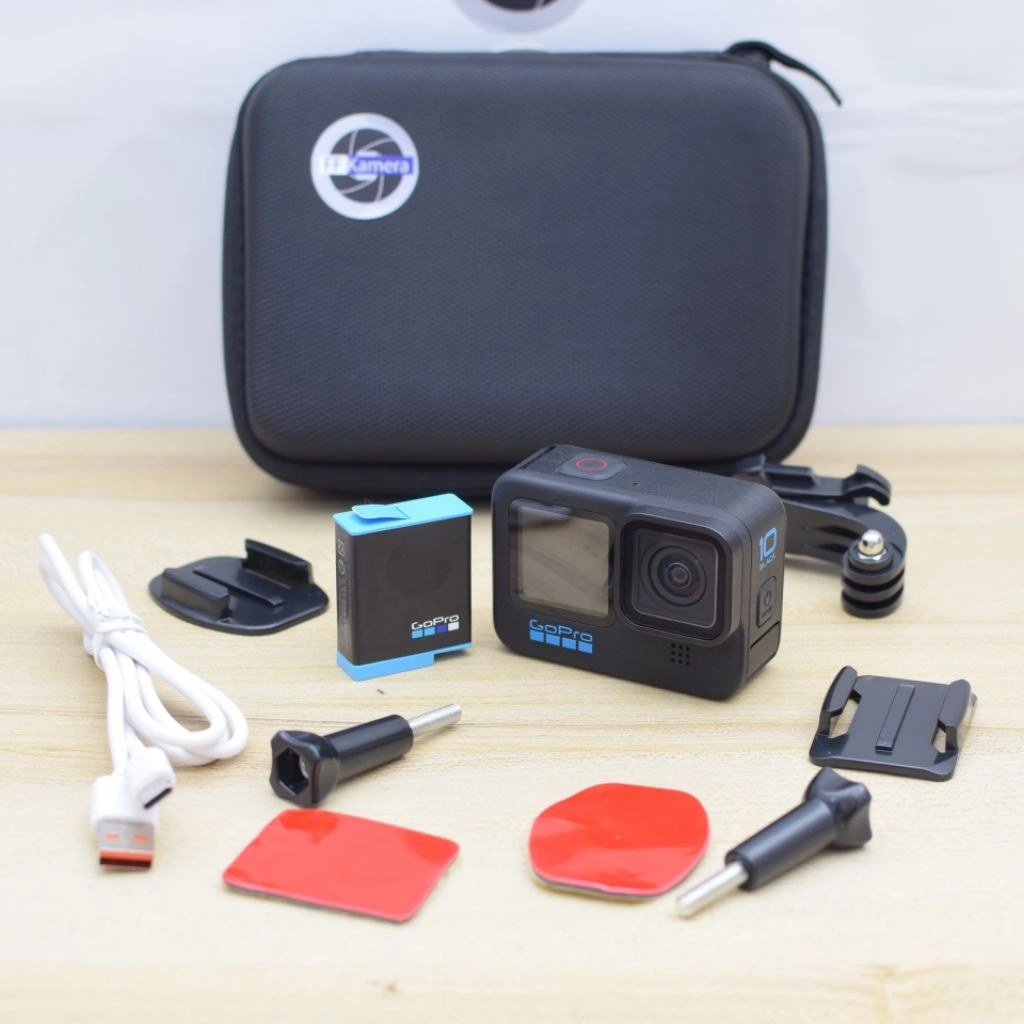 GO PRO HERO 10 BLACK FULLSET KAMERA ACTION CAM MURAH GOPRO !!!!