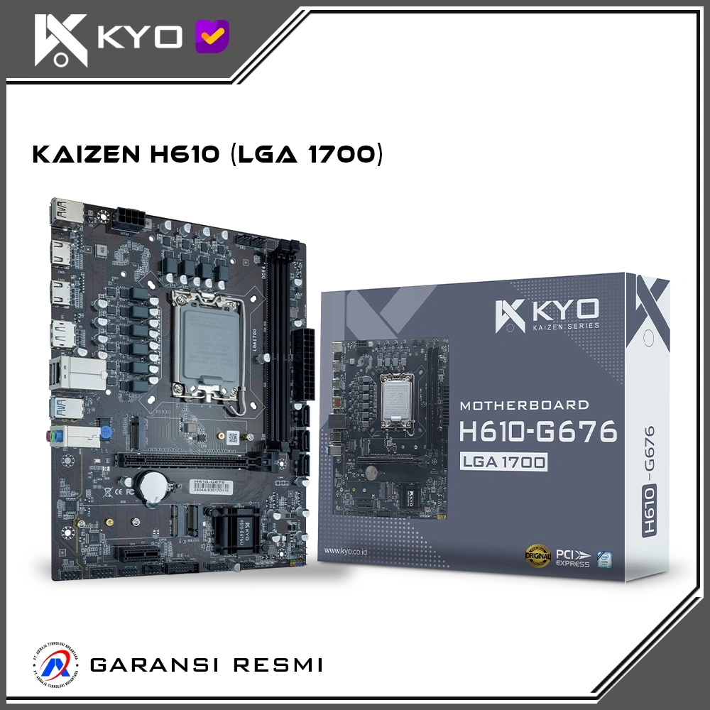 KYO Kaizen Motherboard H610M Socket LGA1700 ddr4 Mobo H610 intel 1700