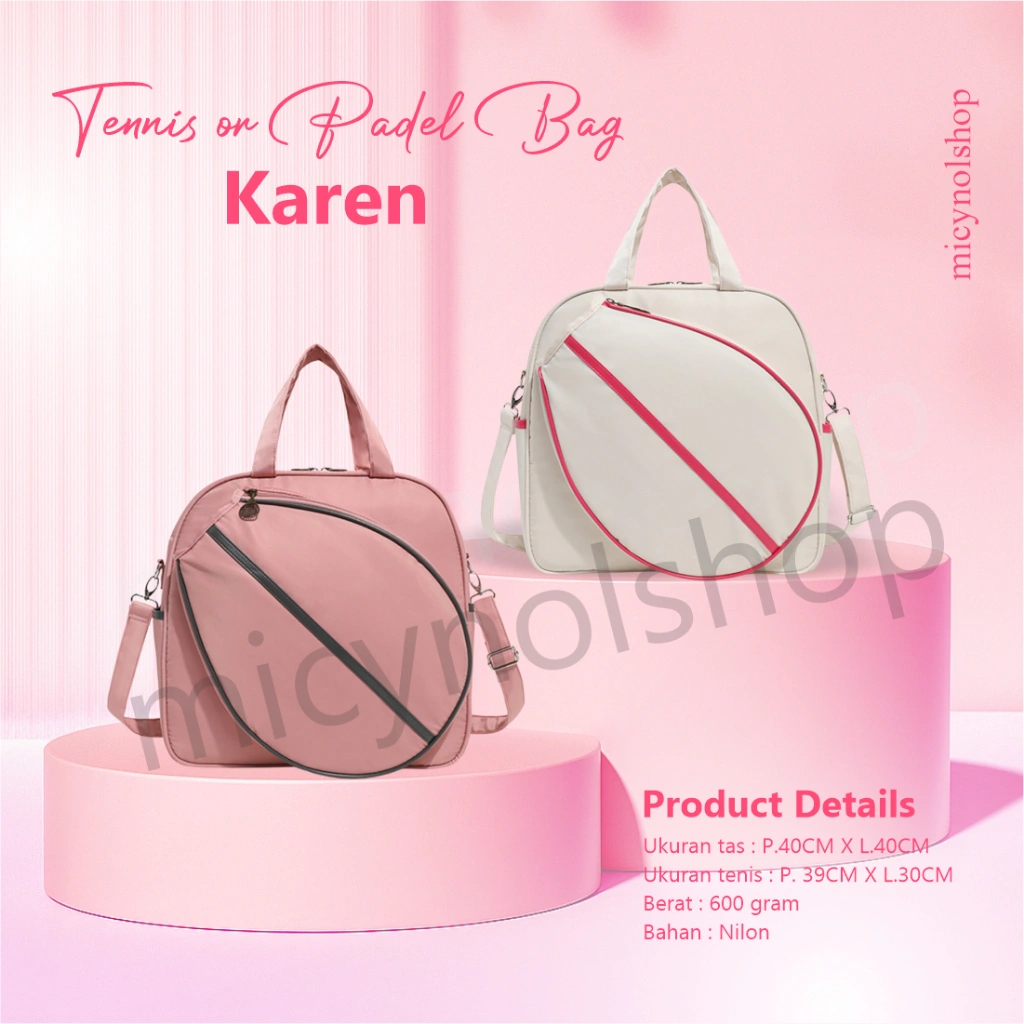 MICYNSOLSHOP -  TAS TENNIS/TAS PADEL WANITA/HEAD SIZE 118INC/TAS TENNIS/TOTE BAG TENNIS/TAS TENNIS HEAD SIZE 105 INC /BY MICYNS OLSHOP/KODE KAREN