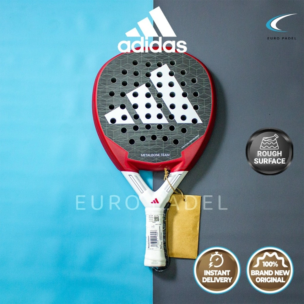 ADIDAS METALBONE TEAM RED Advanced Diamond Rough Fiberglass Padel Racket Original
