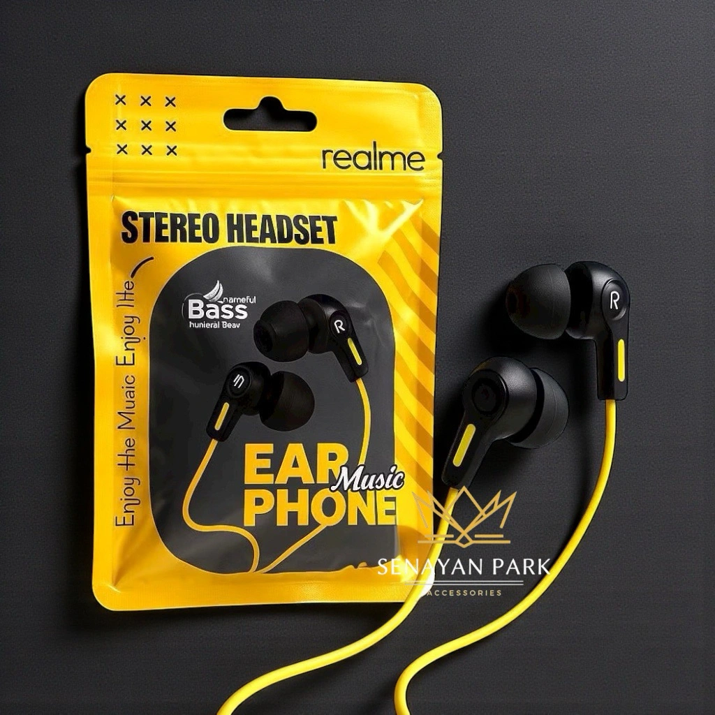 Headset REALME BUDS X1 Bass Handsfree REALME X1 Bass Earphone REALME BUDS X1 Bass SEN