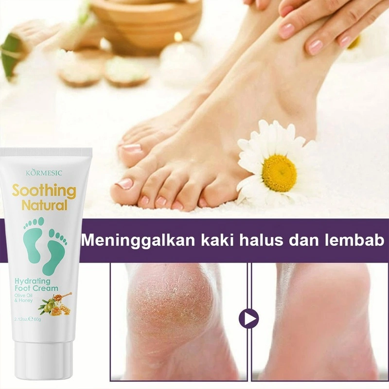 [BPOM] Smooth Foot Cream 60G Krim Pelembut Kaki  Krim Kaki Pecah Kering Kasar - Mencegah Kekeringan Mencegah Kaki Retak Krim Pelembab Dalam Krim Perawatan Kaki Krim Tumit Kaki Kapalan Pecah