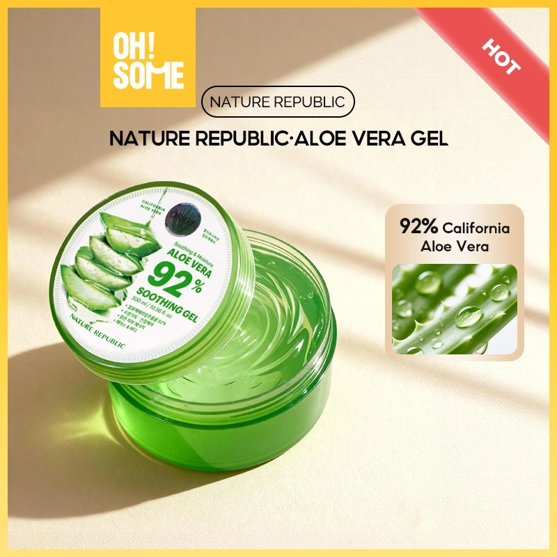 OHSOME - NATURE REPUBLIC Aloe Vera 92% Soothing Gel - 300ml