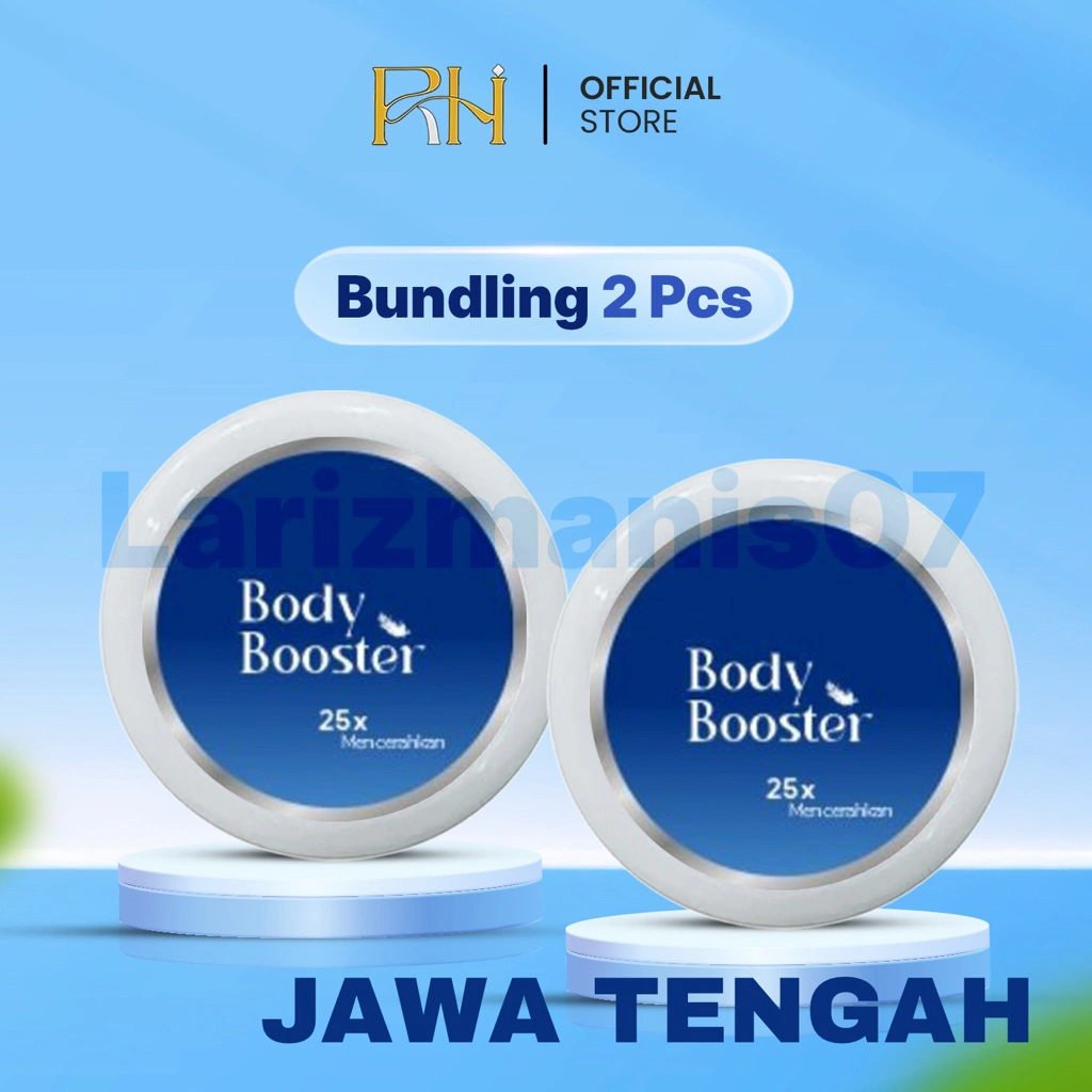 (2POT) RHI BODY BOOSTER ORIGINAL 10X MENCERAHKAN BIBIT PEMUTIH BADAN RAYANSKINCARE