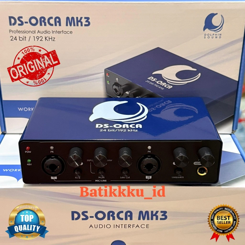 DS ORCA MK3 MK 3 MK III ORIGINAL DOLPHIN SOUND AUDIO INTERFACE SOUNDCARD DS ORCA MK 2 MK2 MKII FREE KABEL