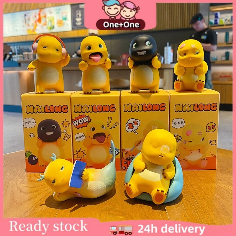One+One Original Blind Box Nailong / Figure Nailong Boneka / Dekorasi Nailong Dino Kuning Asli / Dekorasi Desktop / Dekorasi Mobil / Minifigure Nailong Gosong / Mainan Nailong Hadiah Kado / Gantungan Kunci Dino Kuning / Mainan Gantungan Kunci Nailong