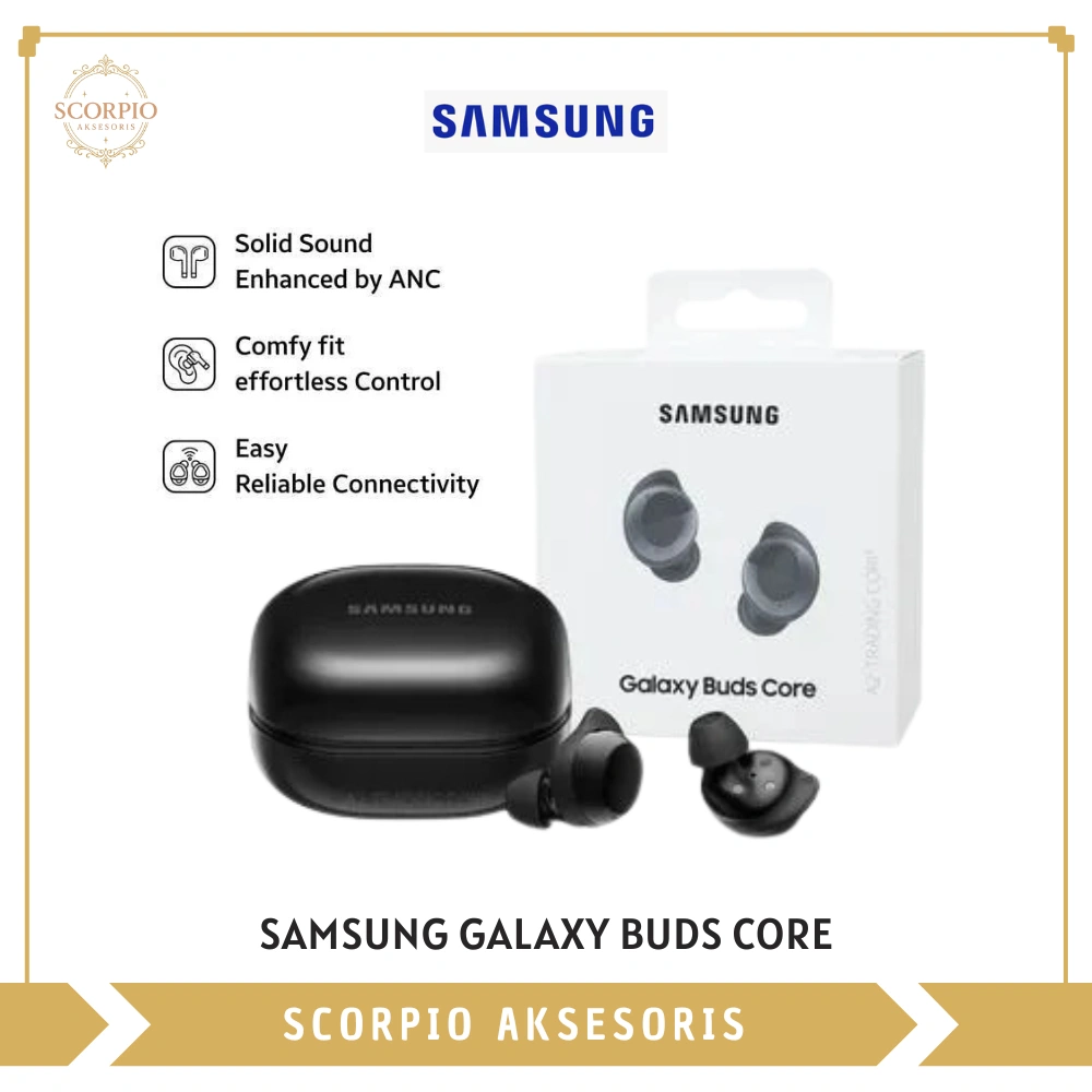 Samsung Galaxy Buds Core Original – TWS Bluetooth Earbuds dengan ANC & Suara Jernih