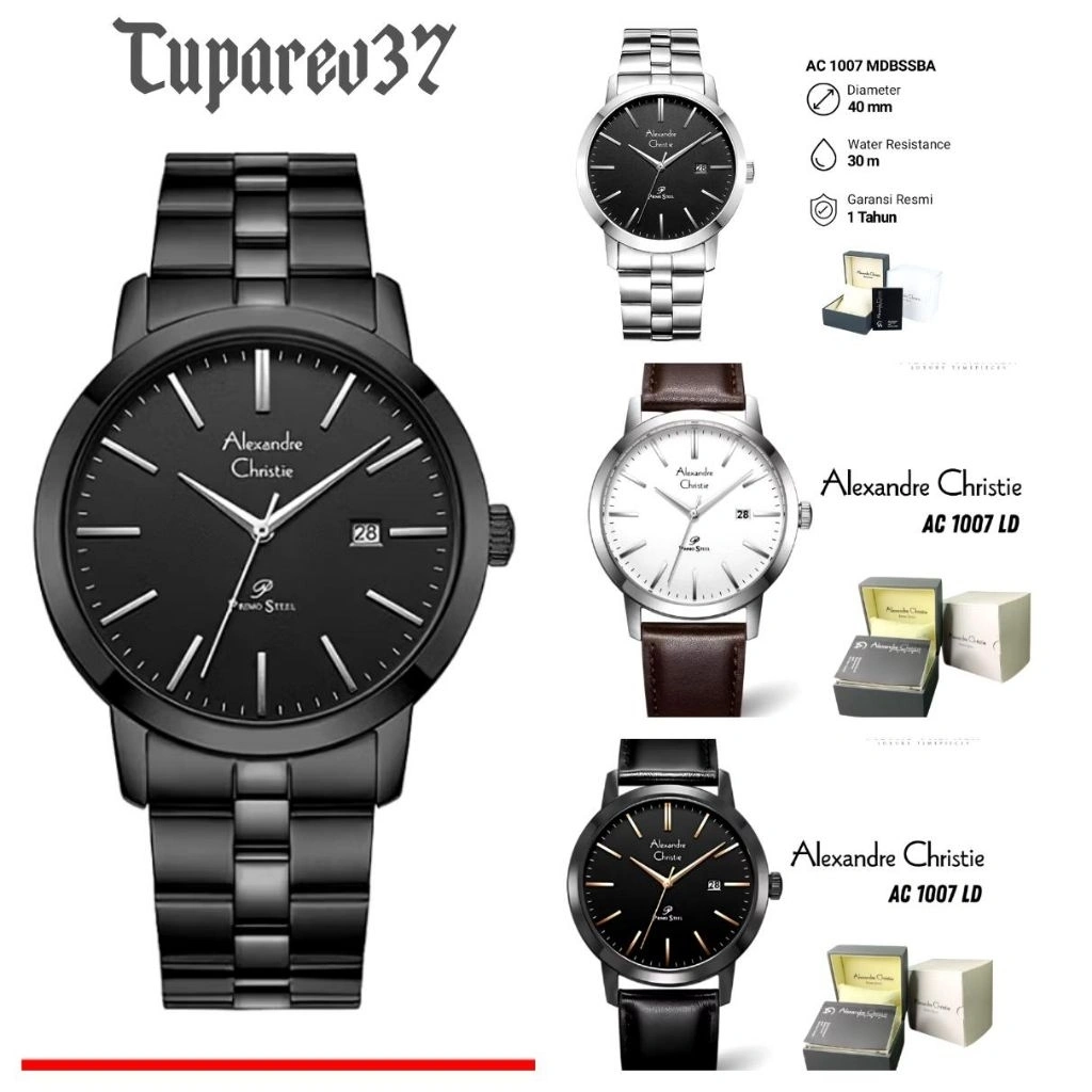 AC 1007 JAM TANGAN PRIA  RANTAI ALEXANDRE CHRISTIE AC1008 / 1014 / 1027 RANTAI  ORIGINAL AC PRIMO 1007 1008 1011 1031 1012 1014 1030 1034 1033 1036 1019 1017 1035 1037 1019 1029 1028 1008 1032 1027 1026 1025 1038 1036 1017 Ac1024 1040