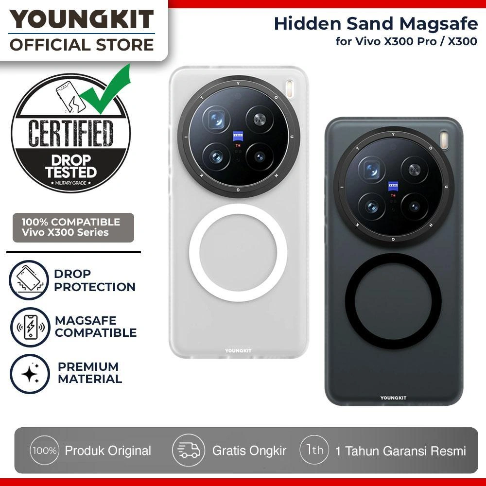 Youngkit Case Compatible For Vivo X300 Pro / X300 - Hidden Magsafe Casing