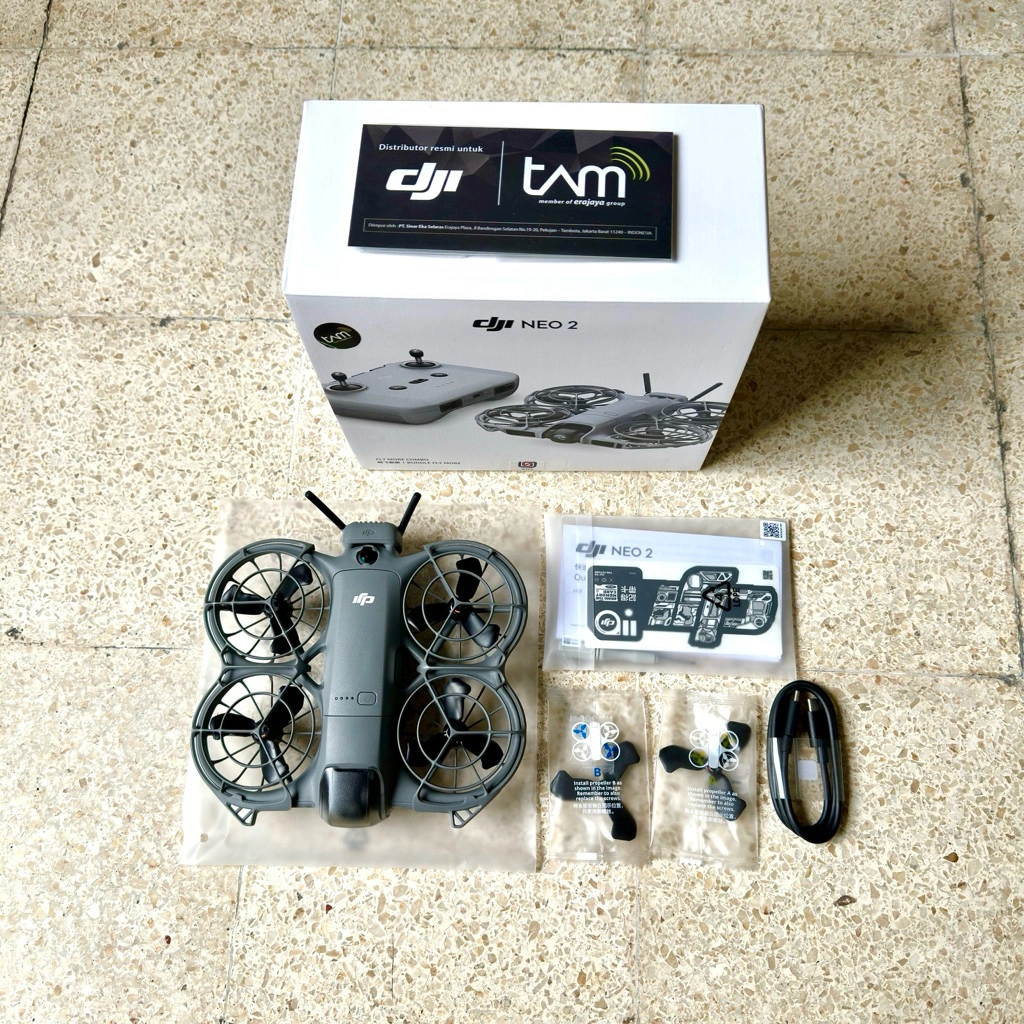 Dji Neo 2 Basic Baru Unit Only Combo Baterai & Digital Transceiver Garansi Resmi TAM Drone Kamera Selfie FPV