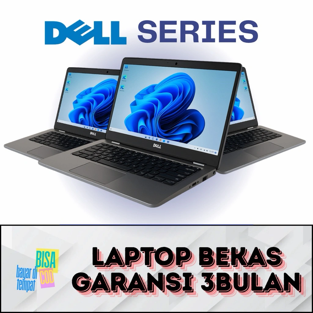 Dell Latitude Series Core i5 - i7 - i3 - 5310 7390 5400 5300 Laptop Pelajar