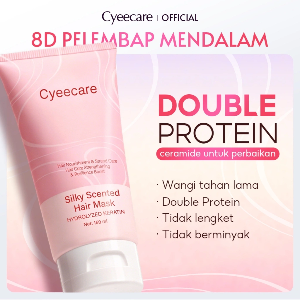 Cyeecare Hair Mask 8D Hyaluronic Acid + Double Keratin Silky Fragrance Hair Care 150 Ml