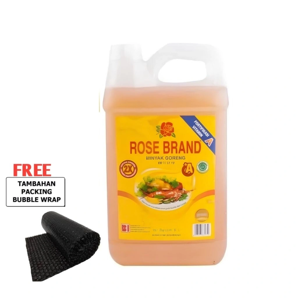 Minyak Goreng Rose Brand Isi 5 Liter Kemasan jerigen
