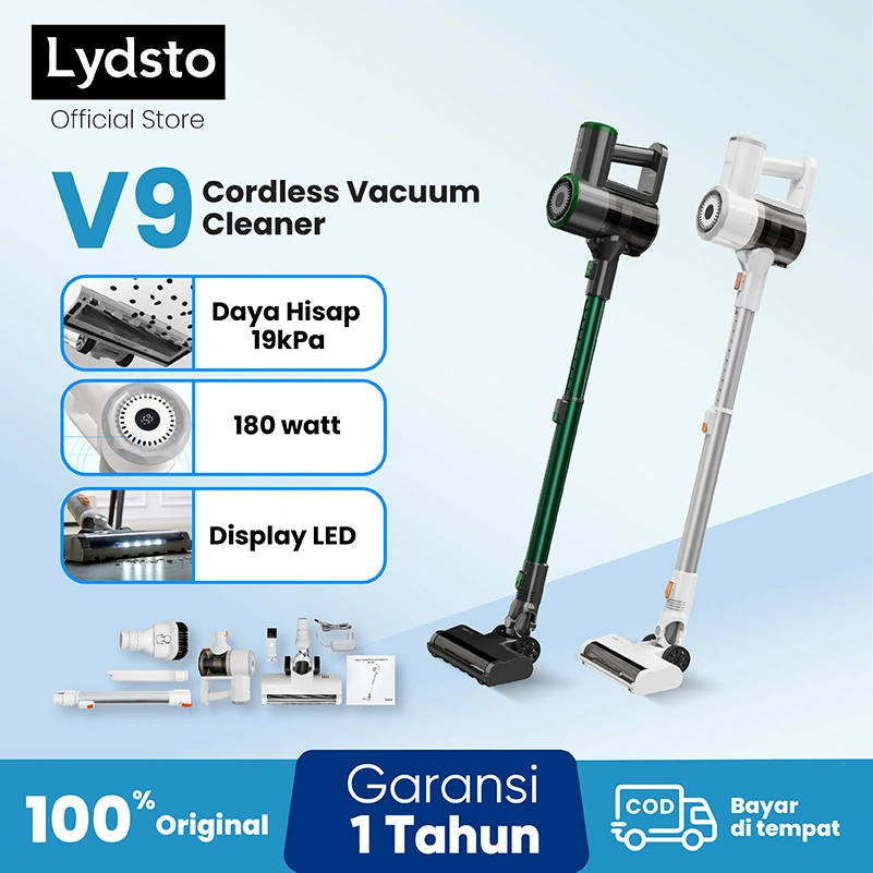 Lydsto V9/V9 PRO Penyedot Debu 19Kpa Vacum Cleaner Tanpa Kabel Cordless Vacuum Cleaner portable