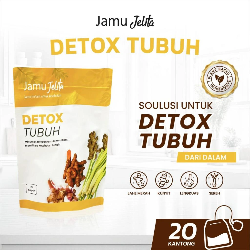 TEH DETOX TUBUH jamu jelita | isi 20 pcs