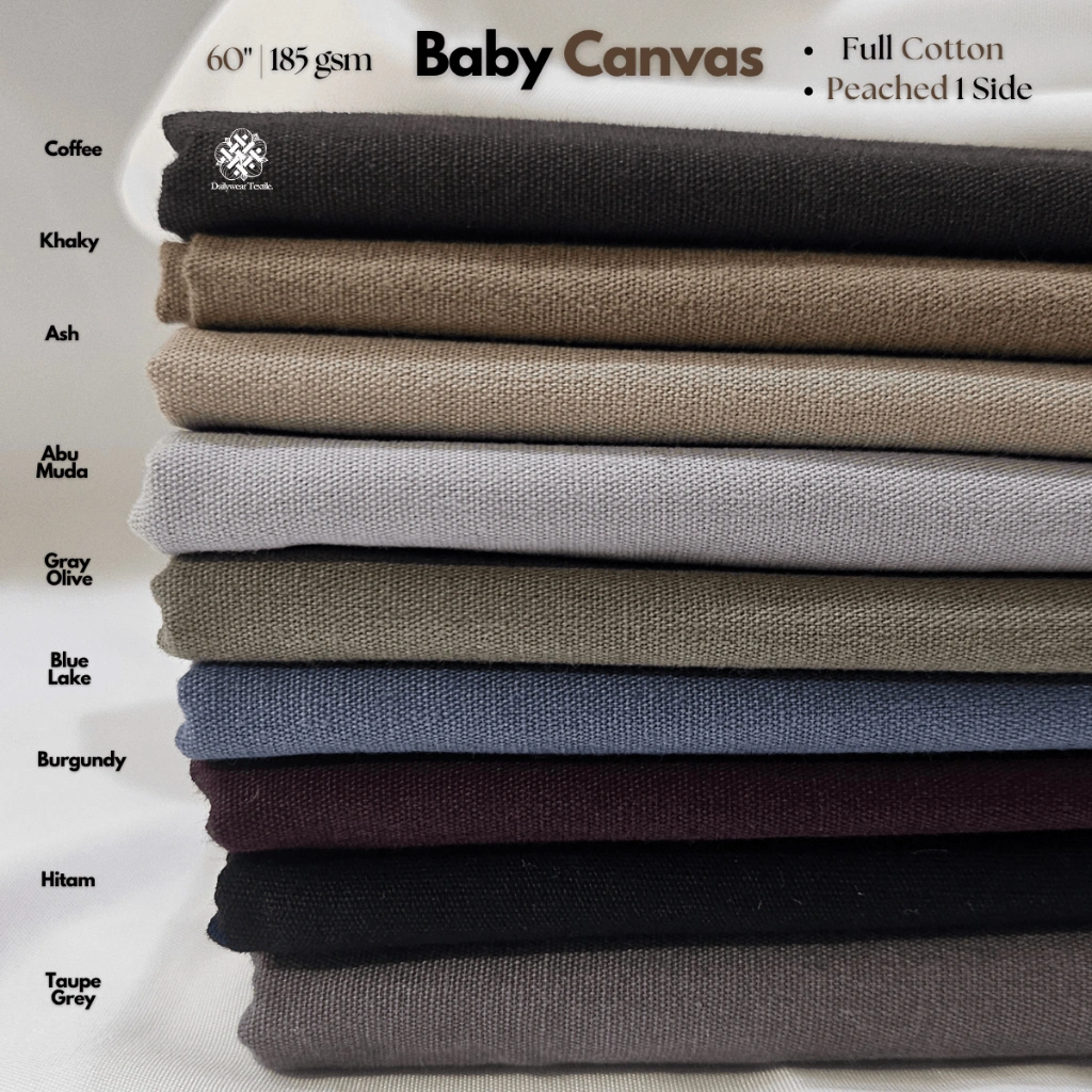 Kain Baby Canvas I Kain Baby Kanvas | Kain Kanvas 100% Cotton | 0.5 YARD (0.45 METER)