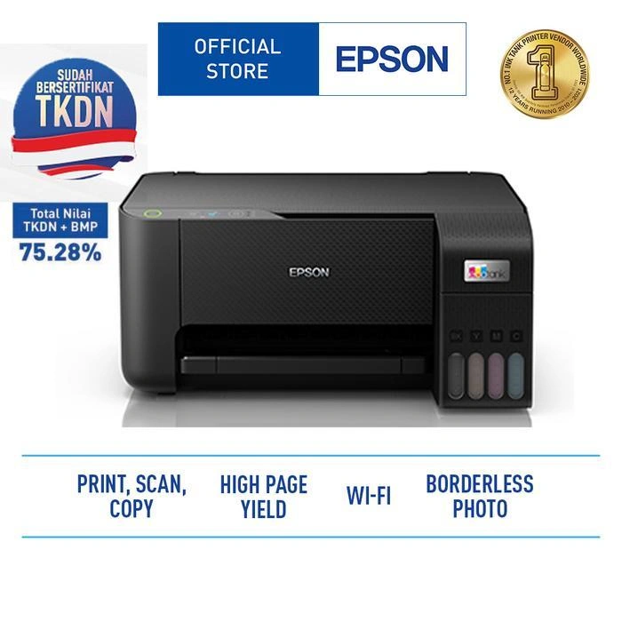 Epson Printer L3251 Pengganti L3250 All In One WiFi Printer Multifungsi Garansi Resmi Epson Indonesia Printer Ecotank Printer Murah Printer Scanner Printer Print F4