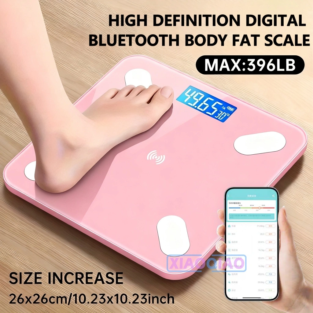 Timbangan Digital 180KG USB Charge Timbangan Badan Fat Monitor Digital Scale Bluetooth APP Smart Scale