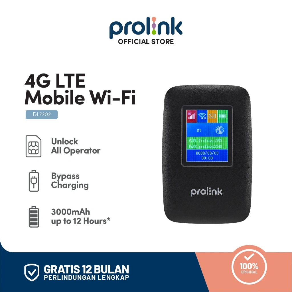 Prolink Mobile WiFi Hotspot 4G LTE Modem Wireless Router l Mifi UNLOCK ALL OPERATOR