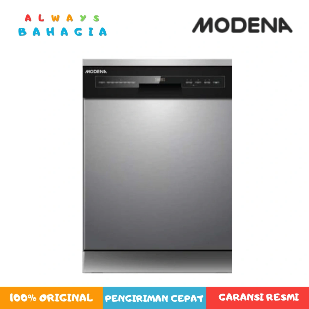 Modena WP 1411 FDSS Dishwasher Freestanding atau Mesin Pencuci Piring