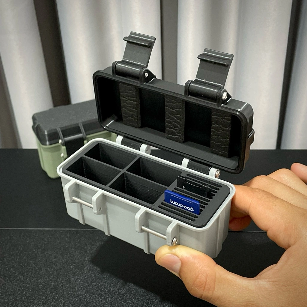 Kotak Baterai Kamera Rugged Case | Slot Lebih Banyak