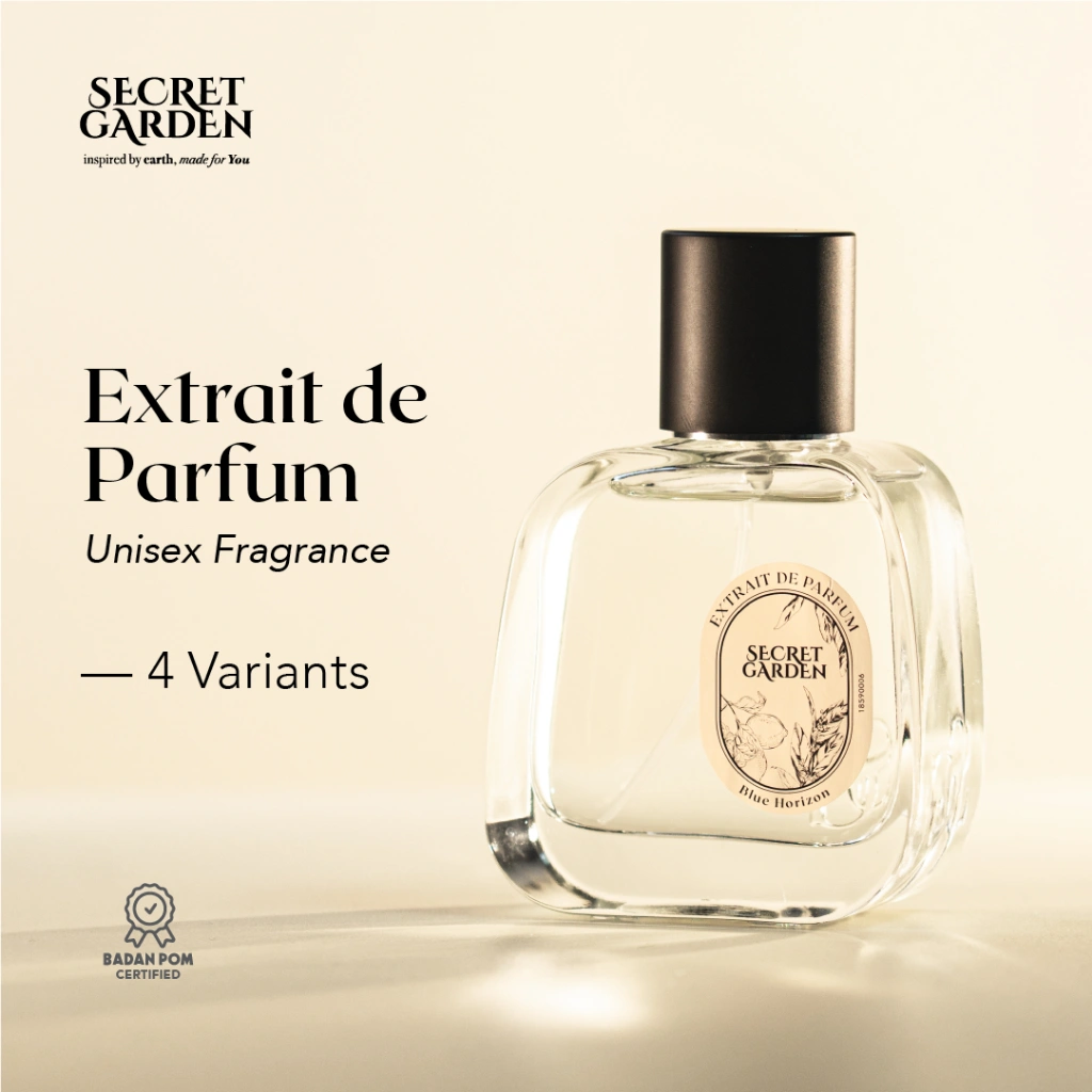 Secret Garden - Extrait De Parfum Unisex Collection 50 / 100 ml | Men Parfum Lokal Pria Unisex Tahan Lama 12 Jam Long Lasting Strong Gift Kado Premium Mewah Minyak Wangi Cowok Woody Musk Amber Floral Fresh Manly