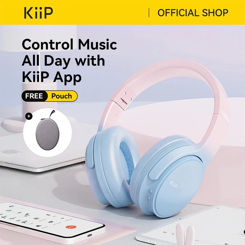 KiiP Wireless TH60 Headphone Bluetooth Wireless Headset Earphone