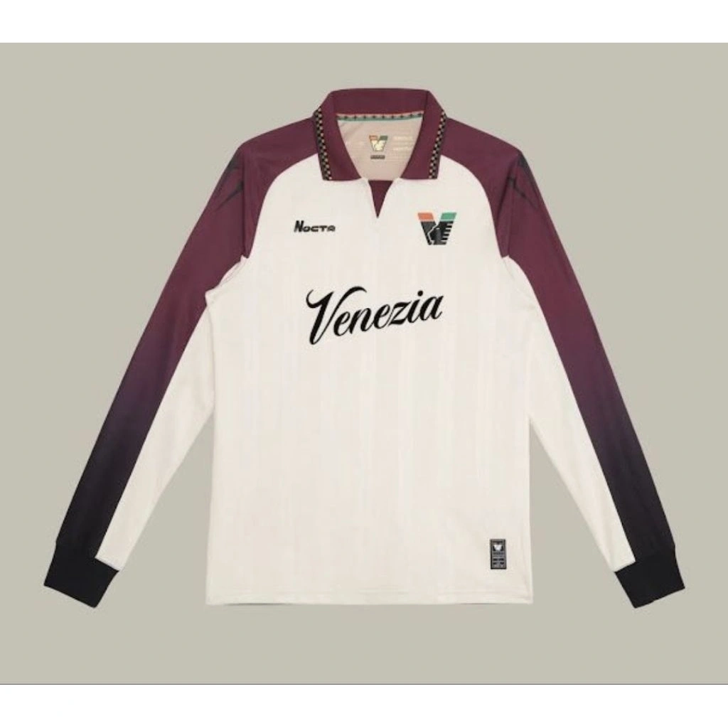 JERSEY BOLA VENESIA AWAY [LOGO PLAT ]FANS 25/26 PENDEK DAN PANJANG HIGH QUALITY