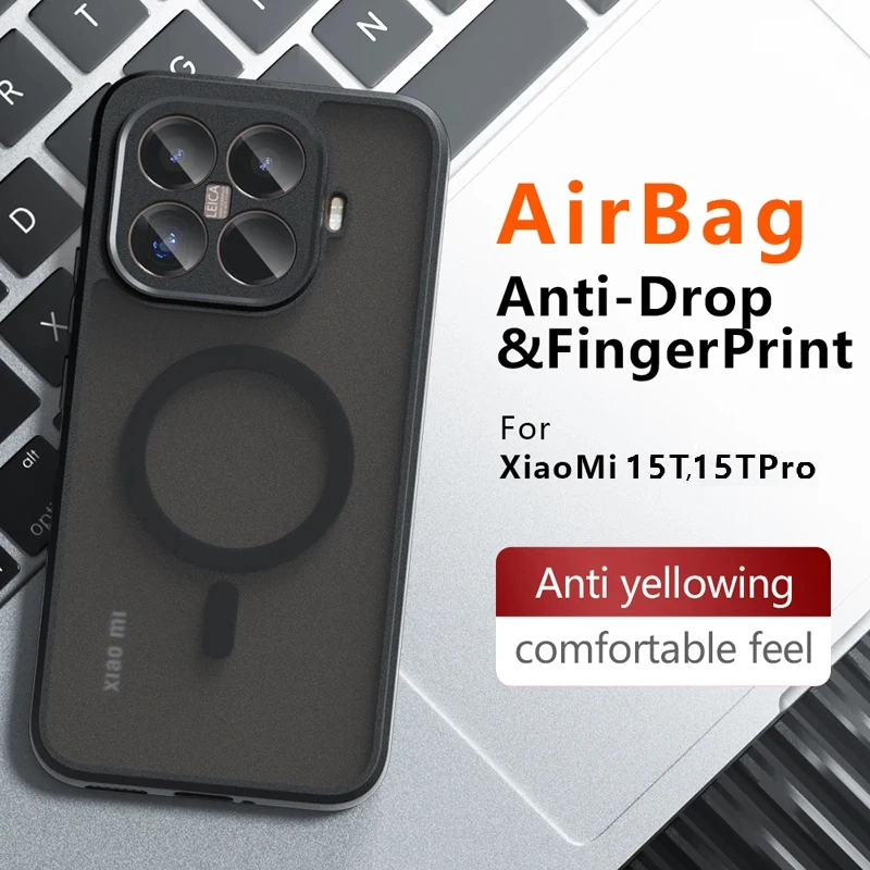 CASE XIAOMI 15T / 15T PRO / 15 / 15 ULTRA / 14T / 14T PRO / 14 / 13T MAGSAFE MAGIC ARMOR DUST PROOF HOLE MATTE CASE