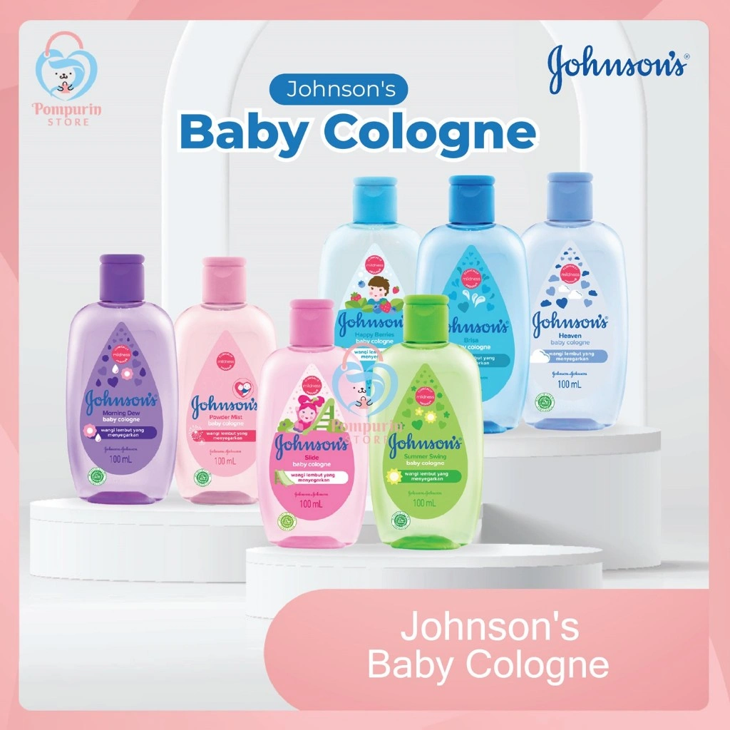 Johnson's Baby Cologne - Happy Beries / Slide / Brisa / Morning Dew / Heaven / Summer Swing / Powder Mist / Johnsons Parfum Minyak Wangi Bayi