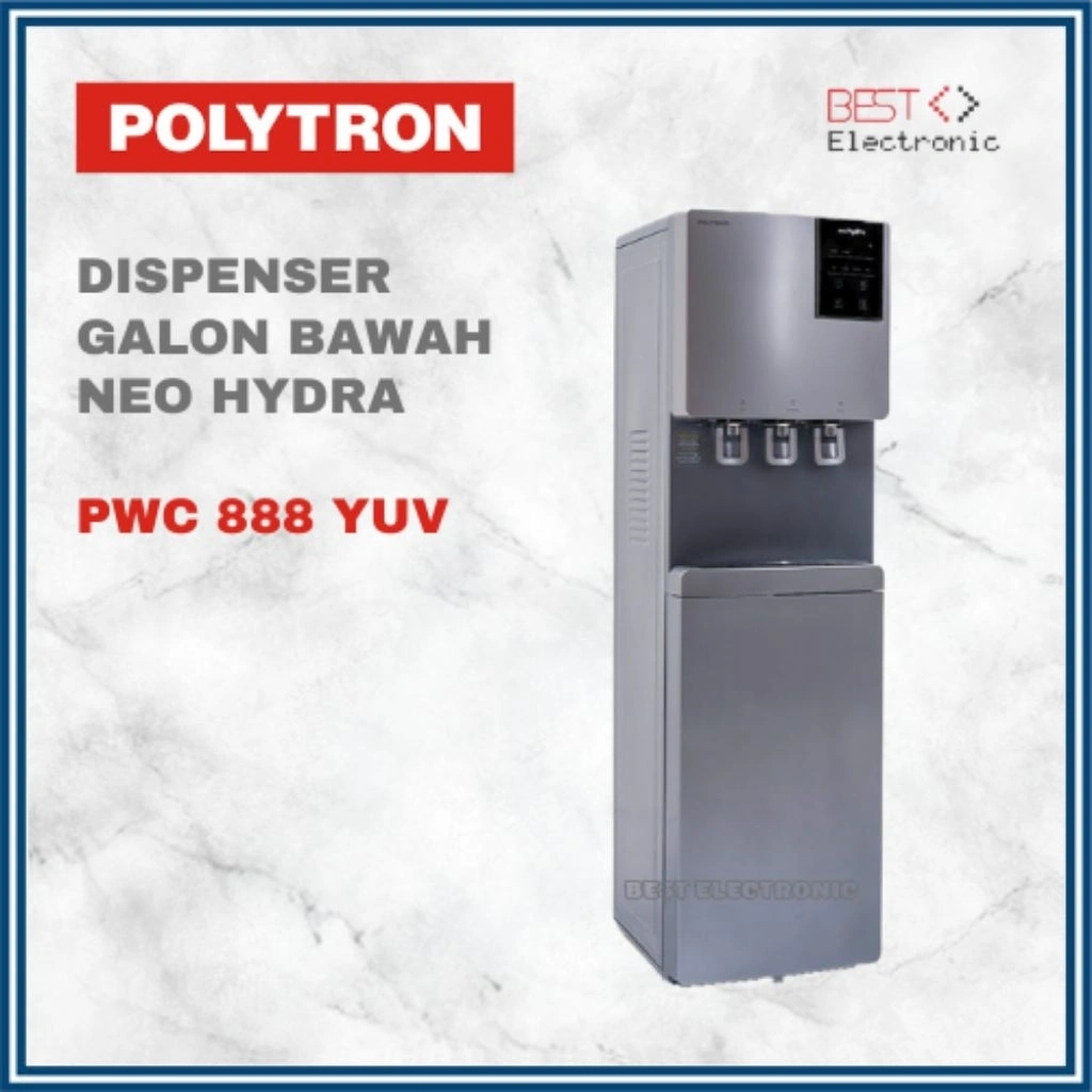 DISPENSER POLYTRON NEO HYDRA PWC 888 YUV DISPENSER GALON BAWAH PWC 888YUV PWC888YUV