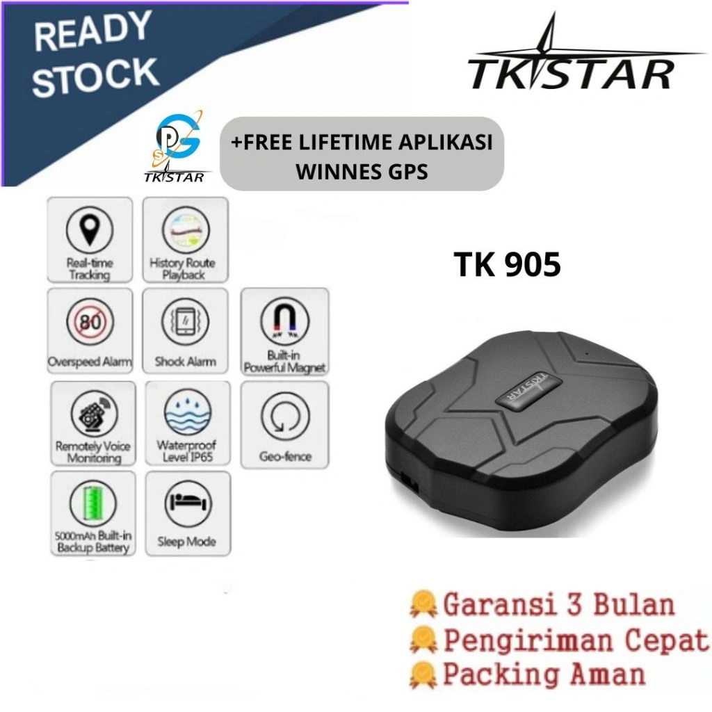 TK STAR Gps Tracker Lacak Tkstar Tk 905 Tk905 TK 915 TK915 TK 918 TK918 Tk Star Mobil Truk Magnet Batere
