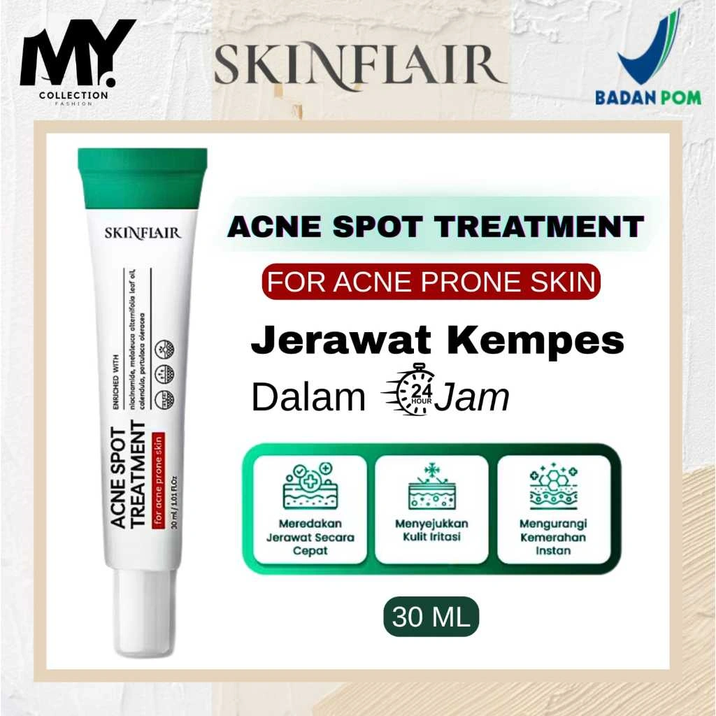[READY SIAP KIRIM] SKINFLAIR ACNE SPOT TREATMENT | mampu meredakan jerawat Skinflair