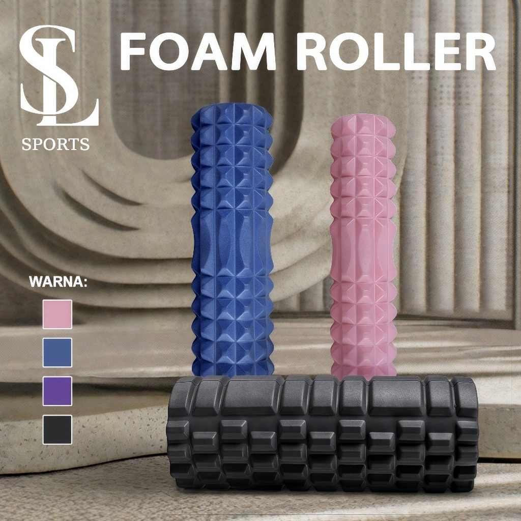 LS SPORTS Foam Roller | Alat Bantu Stretching | Yoga & Pilates
