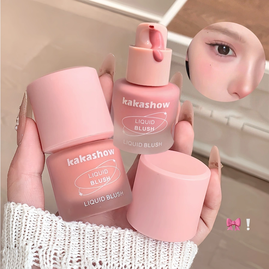 Liquid Blush watercolor  Perona Pipi Blush On Cair  liquid matte tahan lama dan anti air blusher  high pigmented  pemerah pipi   Perona natural moisturizing Multi Guna Tahan Lama Eyeshadow