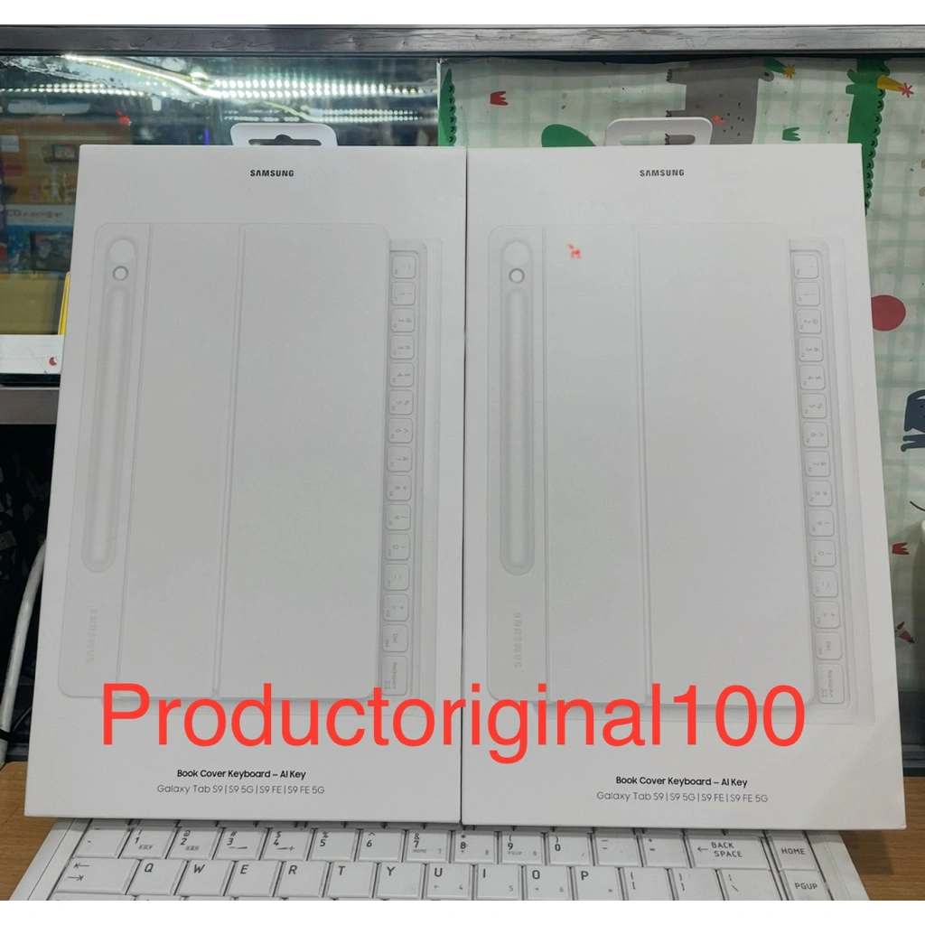 Book Cover Keyboard Samsung Galaxy Tab S9 S9Fe Trackpad Original