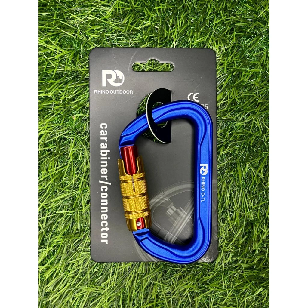 Carabiner delta twist lock aloy 30kN hight strength carabiner for safety working and rescue DAL