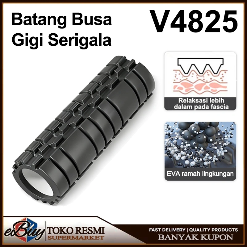 Foam Roller Alat Pijat Olahraga - Redakan Nyeri Otot, Tingkatkan Fleksibilitas, Cocok untuk Pemulihan Setelah Fitness & Olahraga