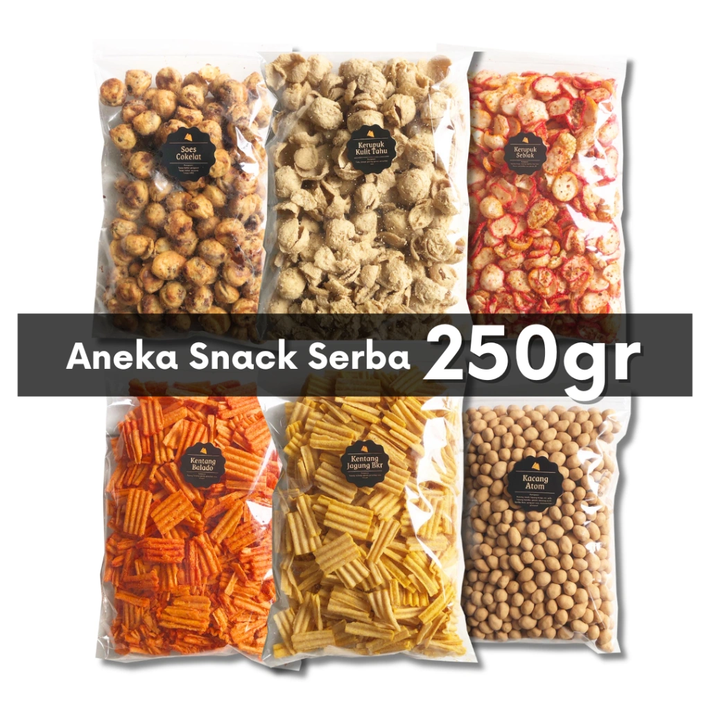 [DELISH SNACKS] Aneka Snack Grosir 250 Gram Part 2 / Grosiran Kiloan / Cemilan Camilan Murah Enak