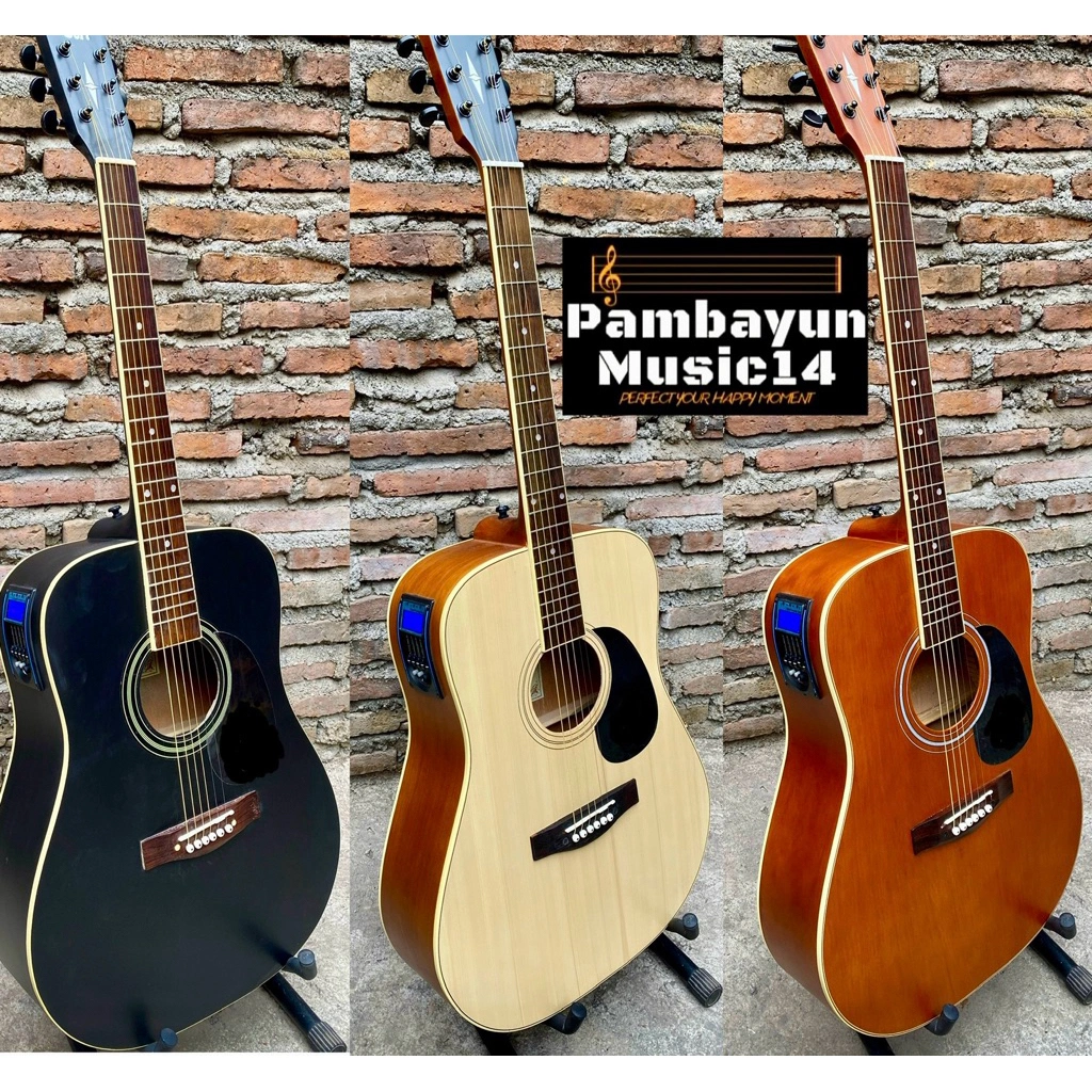 GITAR AKUSTIK C0 RTT high quality CUSTOM GRATIS PACKING KAYU