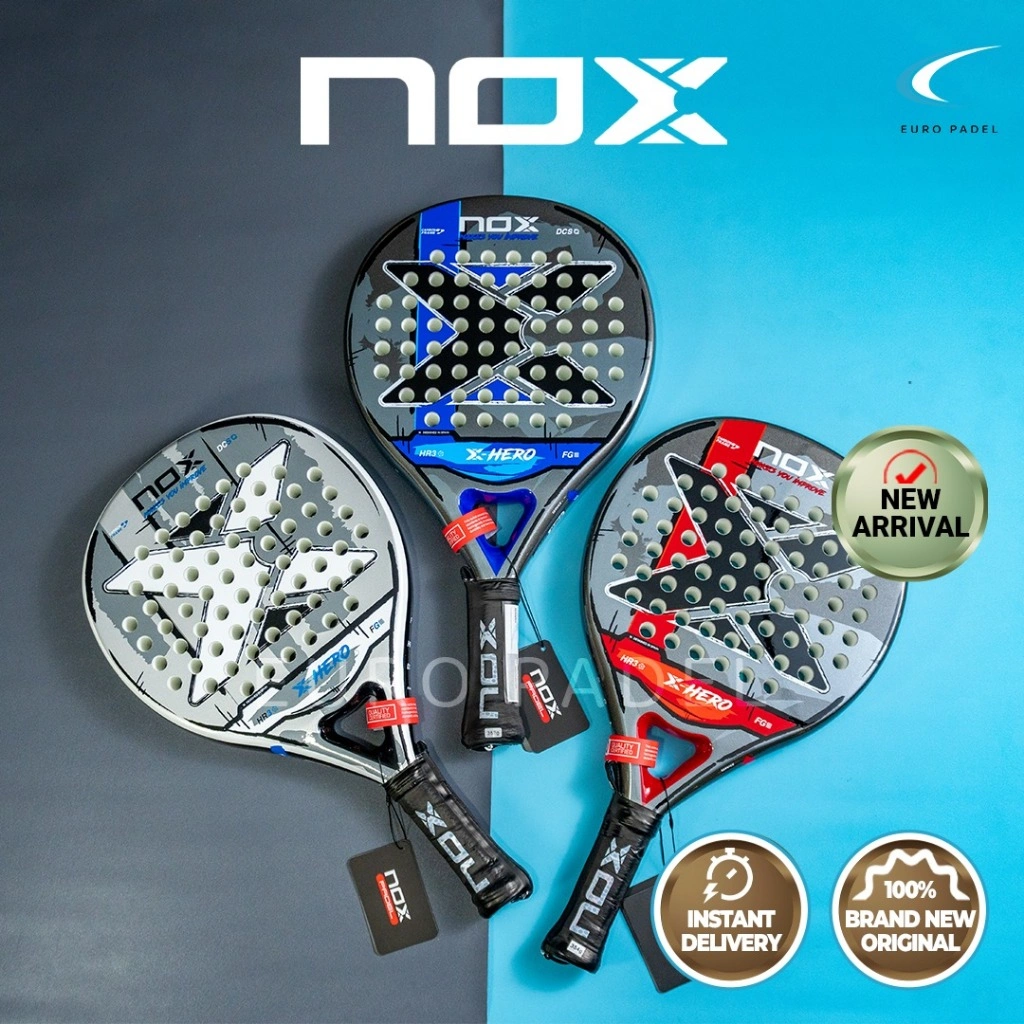NOX X-SERIES 2026 HERO ZERO Beginner Round Fiberglass Light Racket Padel Original