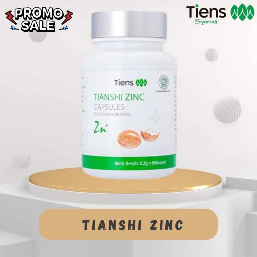 Tiens - Tiens Zinc Kapsul Anak Suplemen Tambah Tinggi badan & Nafsu Makan Penggemuk Anak Original