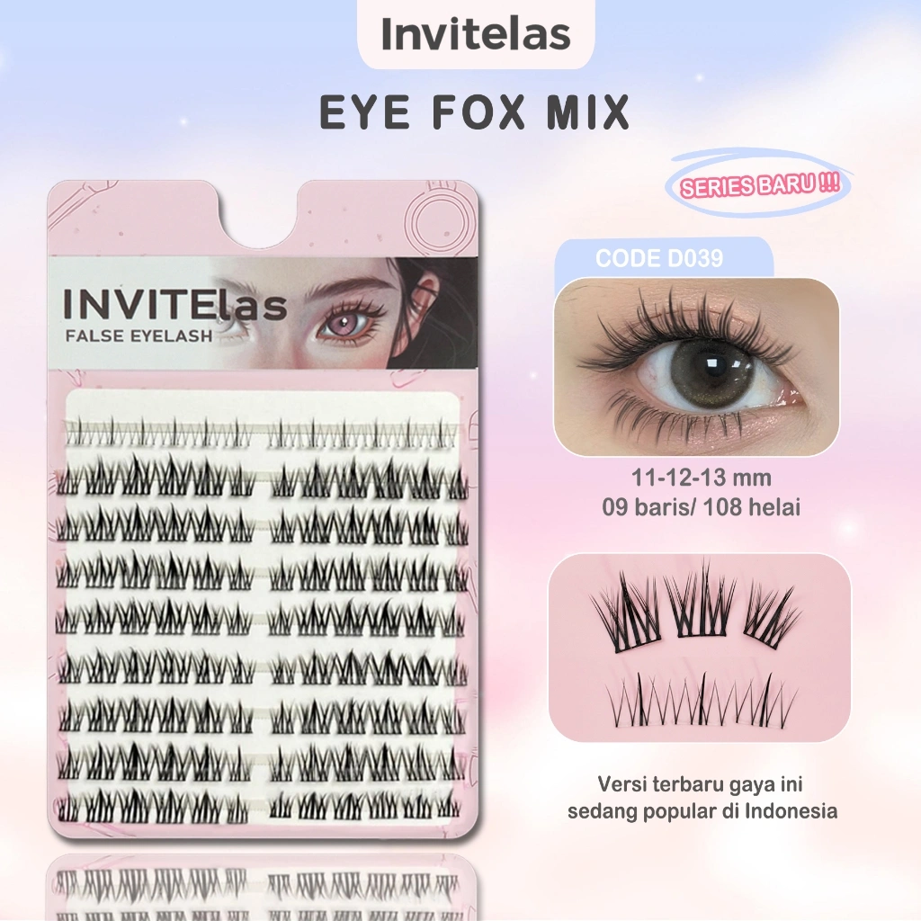 READY STOCK Bulu Mata Palsu 3D Tanam Premium & Natural Look Fake Eyelashes Lembut - Nyaman Seharian, Cocok untuk Daily Use & Party